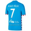 Camiseta de fútbol Atlético Madrid Joao Felix 7 Tercera Equipación 2021/22 - Hombre